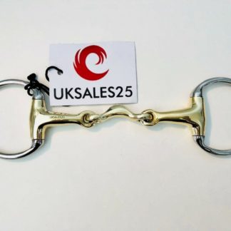 Eggbutt Single Jointed Snaffle Bit with Rubber & SS UKSALES25® Horse Bits 